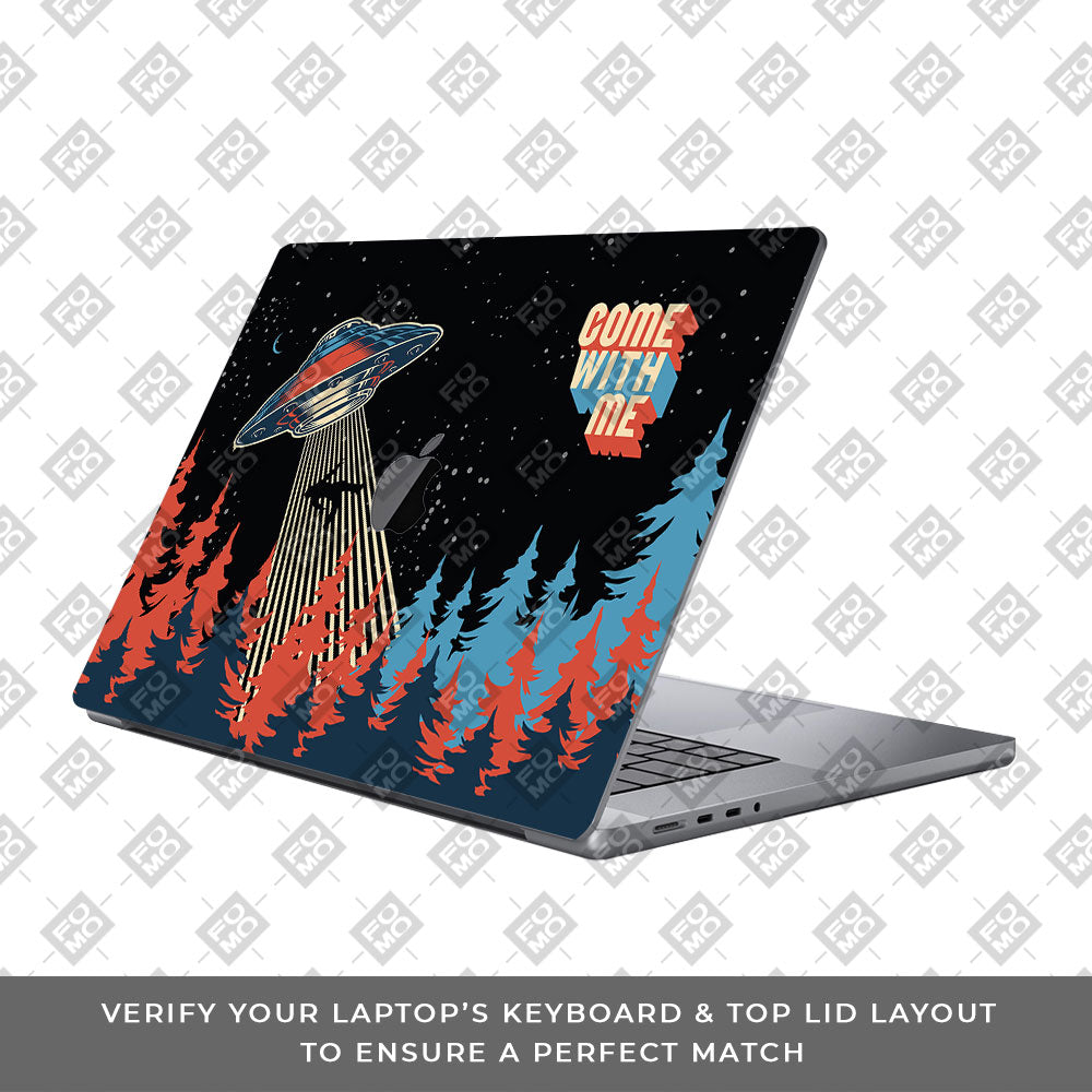 Come with Me MacBook Pro 14 M1, M2, M3, M4 2021-2024 3D Laptop Skin