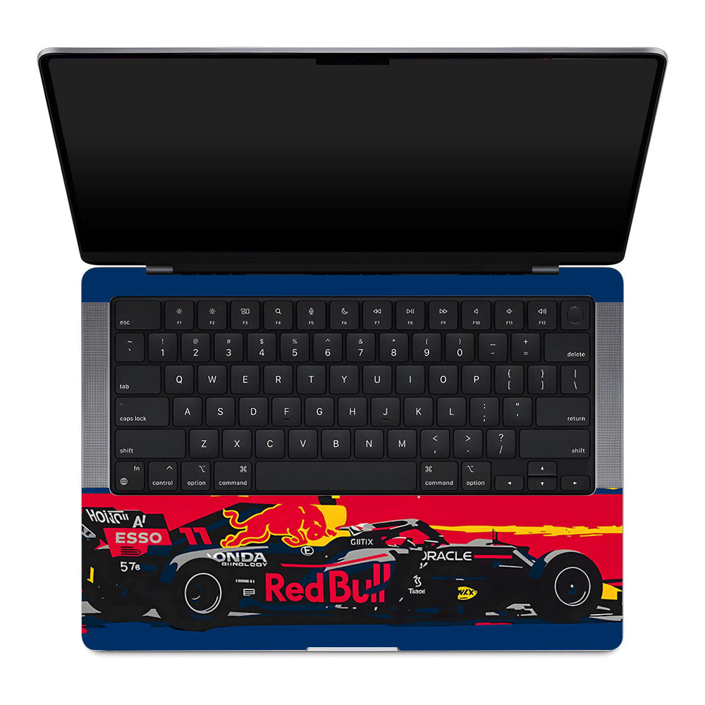 Red Bull Racing Formula One Team MacBook Pro 14 M1, M2, M3, M4 2021-2024 3D Laptop Skin