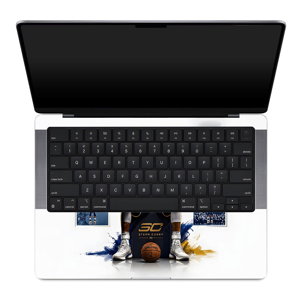 Curry 30 MacBook Pro 14 M1, M2, M3, M4 2021-2024 3D Laptop Skin
