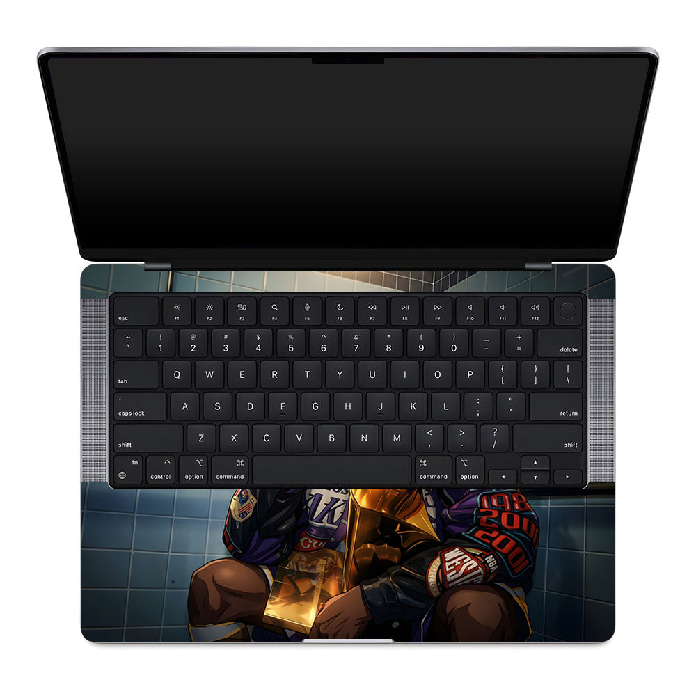 Kobe Trophy MacBook Pro 14 M1, M2, M3, M4 2021-2024 3D Laptop Skin