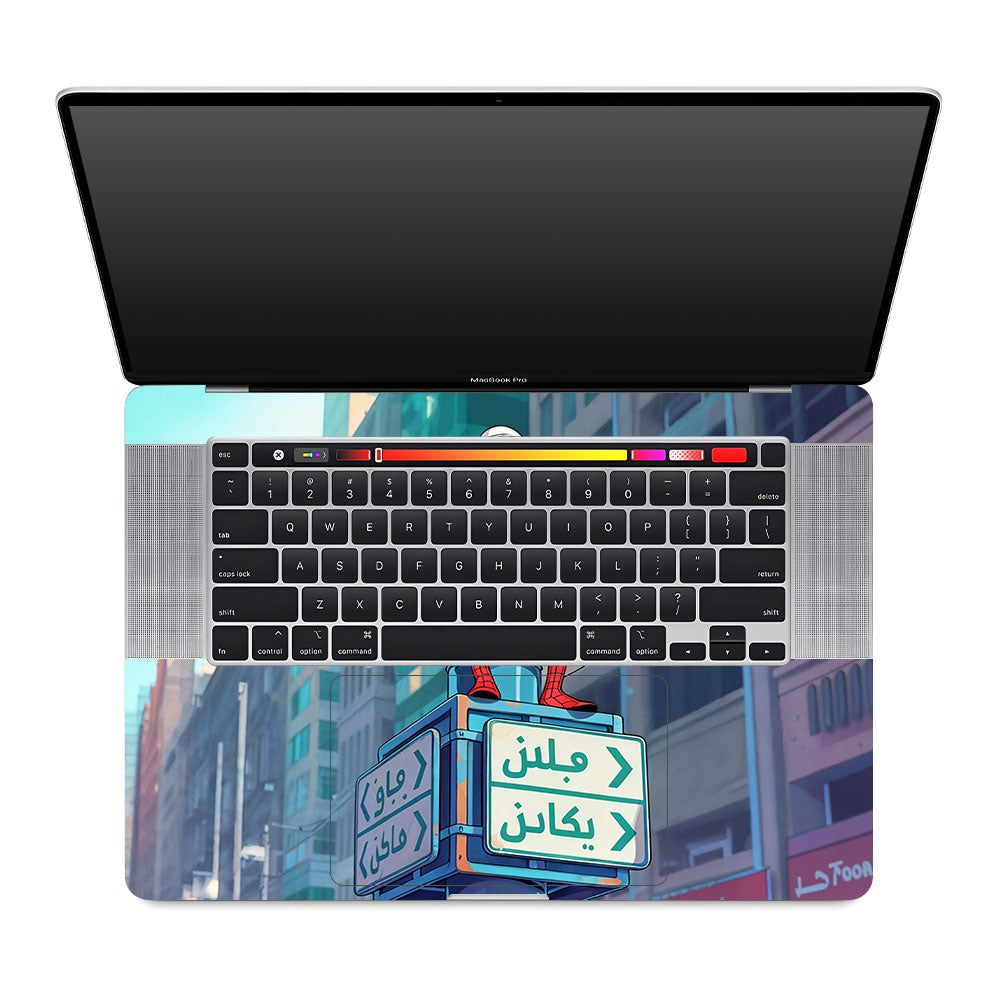 Arabian Spider Man MacBook Pro 16 2019 3D Laptop Skin