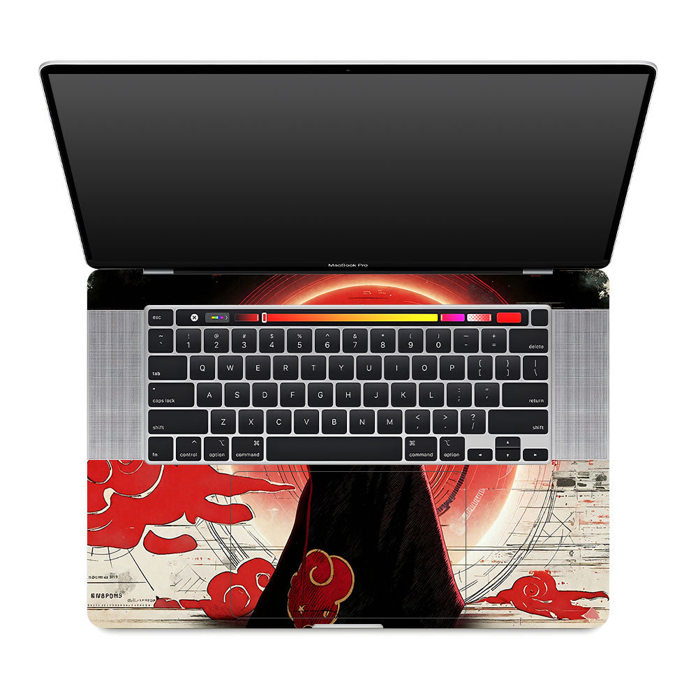 Itachi Uchiha Mark of the Akatsuki MacBook Pro 16 2019 3D Laptop Skin