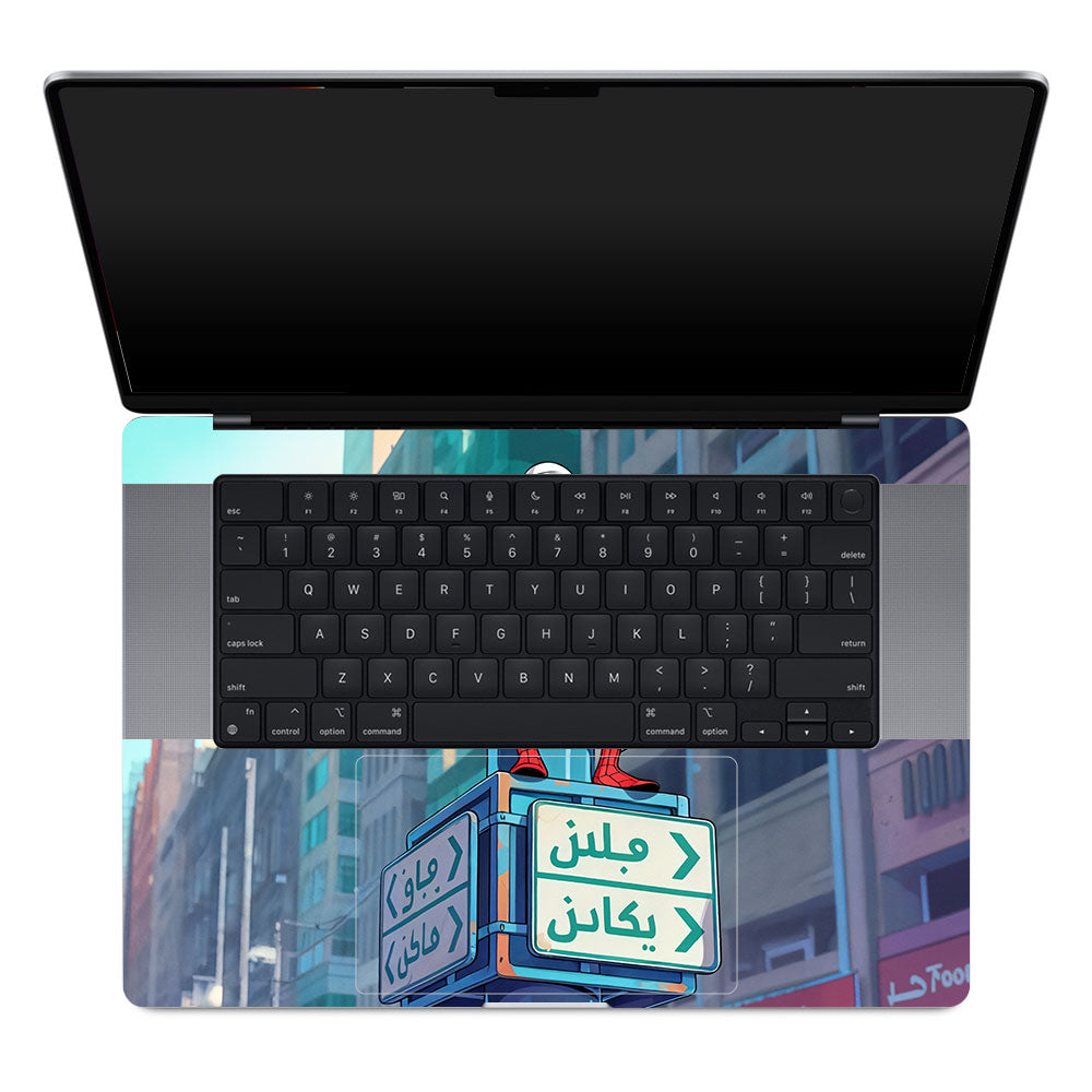 Arabian Spider Man MacBook Pro 16 M1, M2, M3, M4 2021-2024 3D Laptop Skin