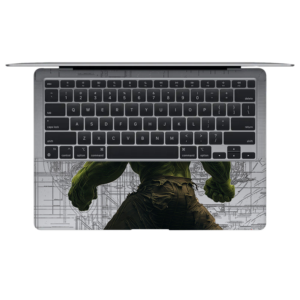 Transparent Hulk Smash MacBook Air 13 M1 2020 Laptop Skin