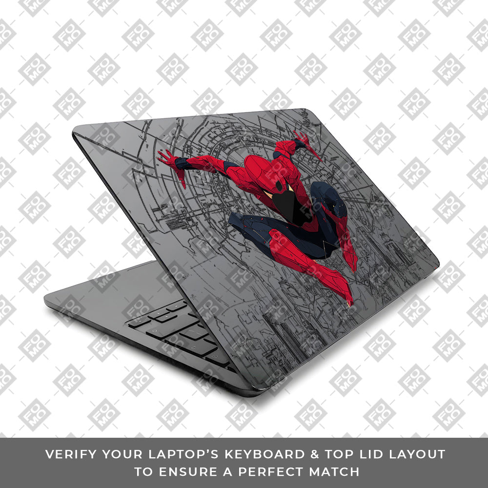 Transparent Web of Destiny MacBook Air 13 M2 2022 Laptop Skin