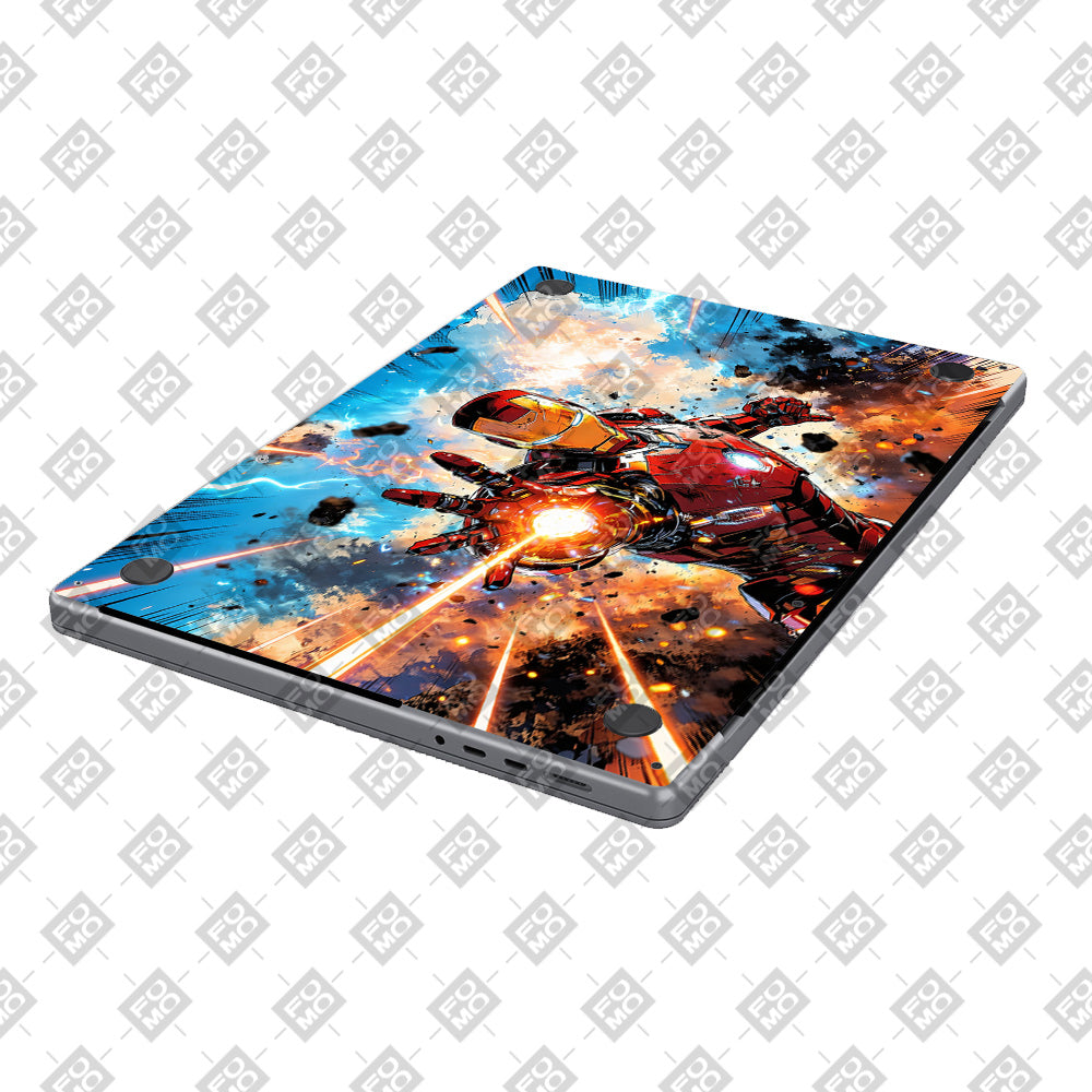 Iron Impact The Arc Reactor MacBook Air 13 M3 2024 Laptop Skin