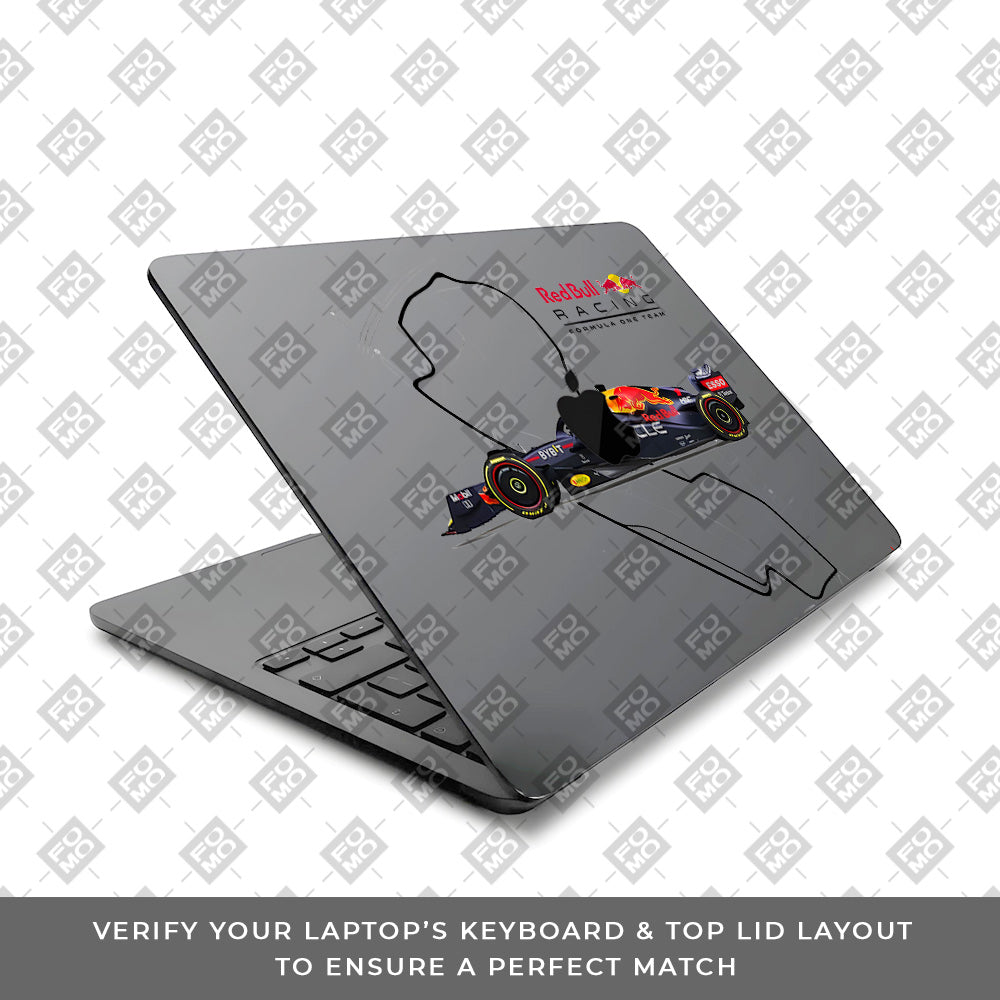 Transparent Track King MacBook Air 13 M4 2025 Laptop Skin