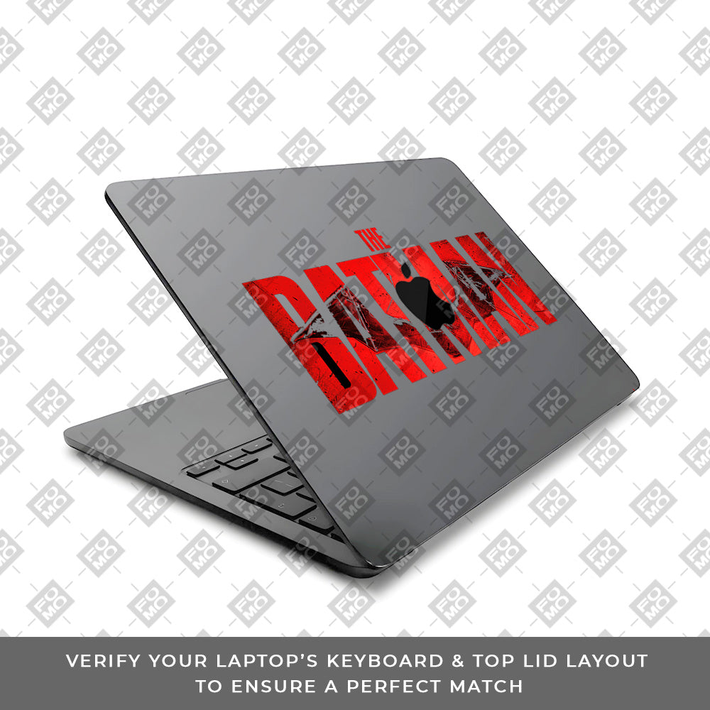 Transparent The Batman MacBook Air 13 M4 2025 Laptop Skin