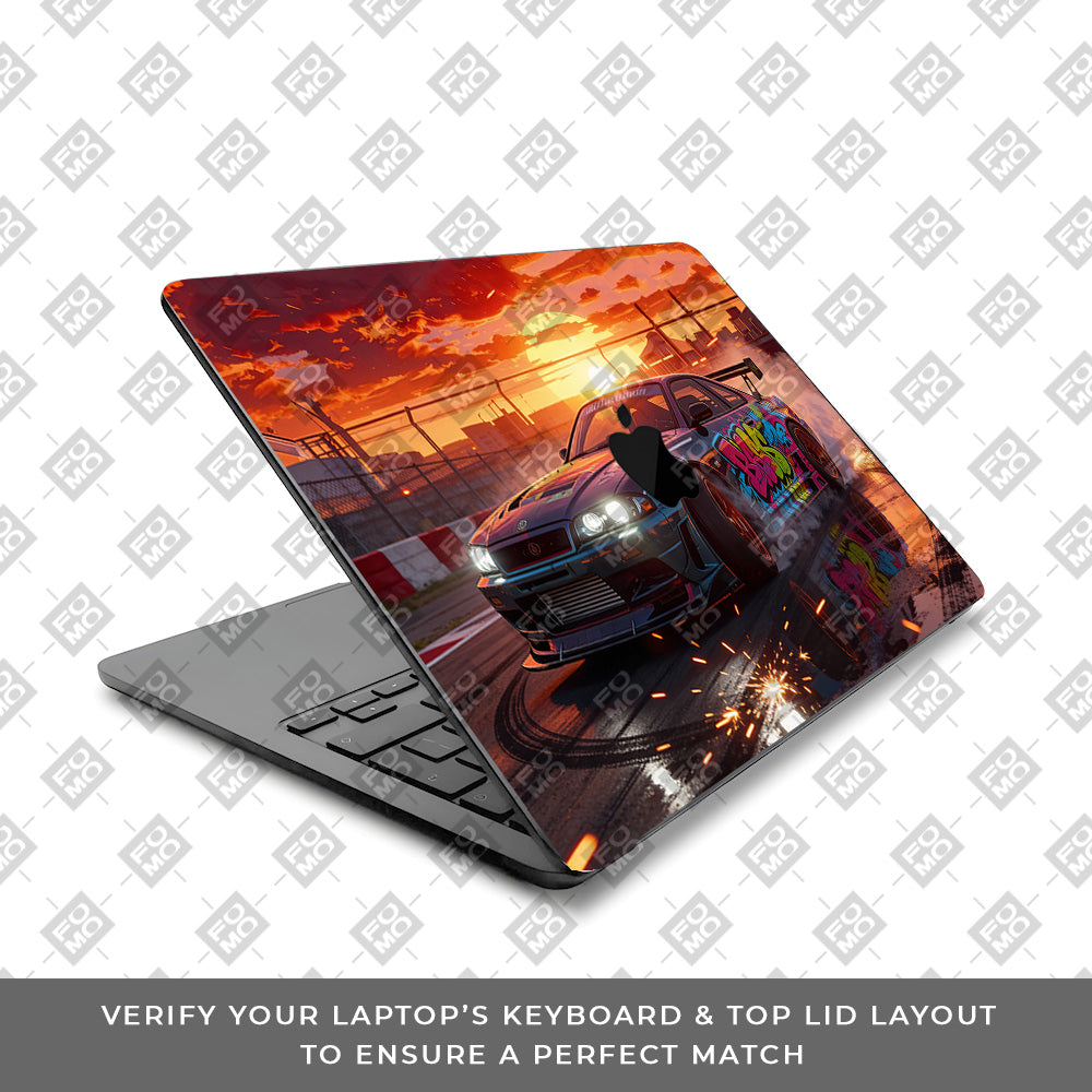Tokyo Drift Vibes MacBook Air 15 M2 2023 Laptop Skin