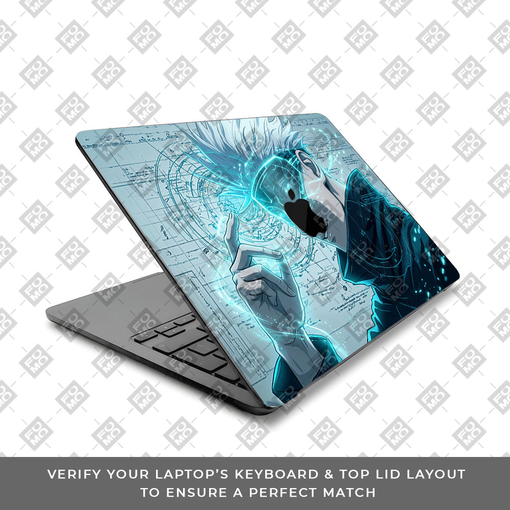 Gojo Satoru Power MacBook Air 15 M2 2023 Laptop Skin