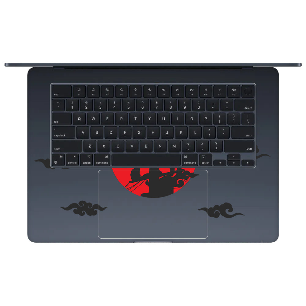 Transparent Moonlit Ninja MacBook Air 15 M3 2024 Laptop Skin