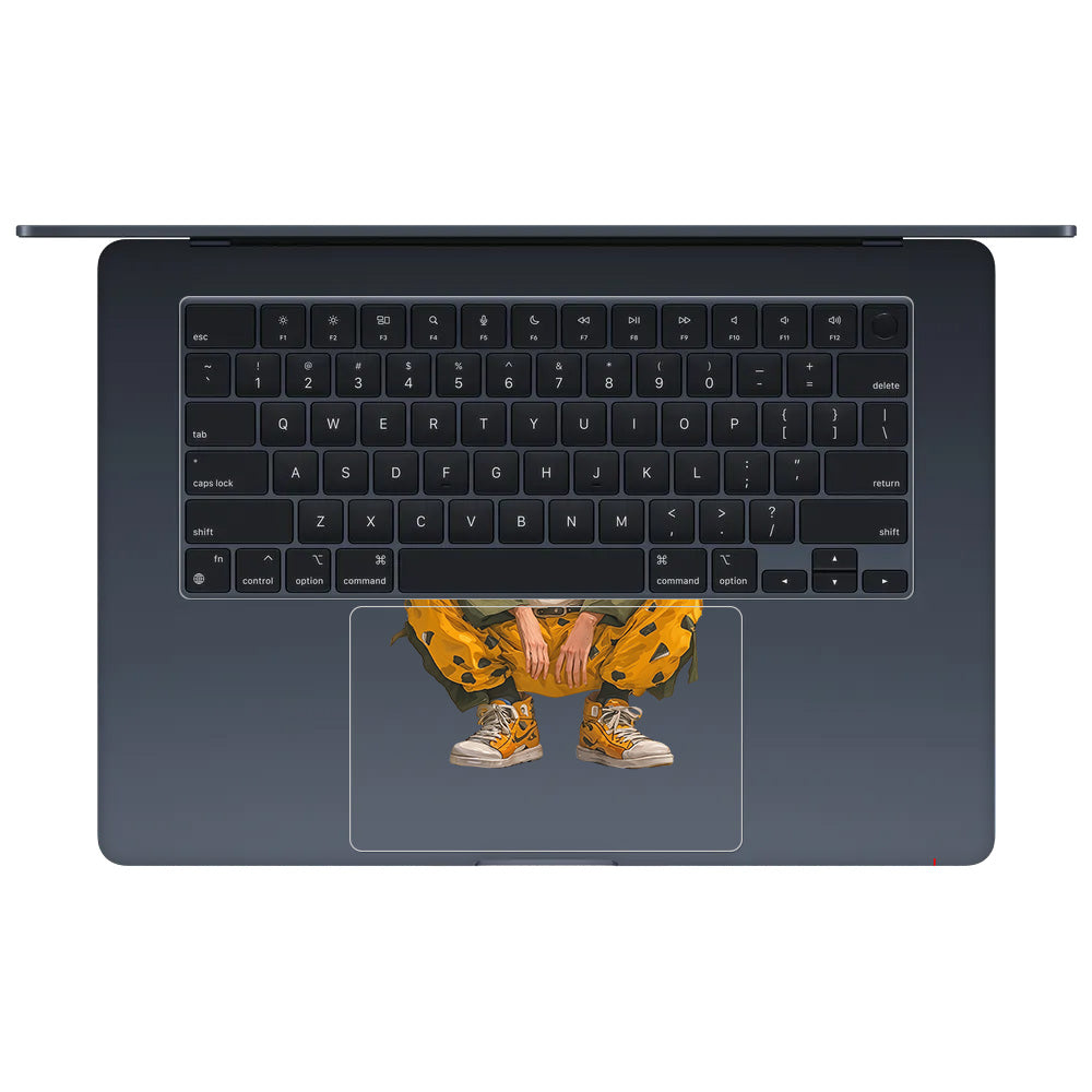 Transparent Zenitsu Agatsuma MacBook Air 15 M4 2025 Laptop Skin