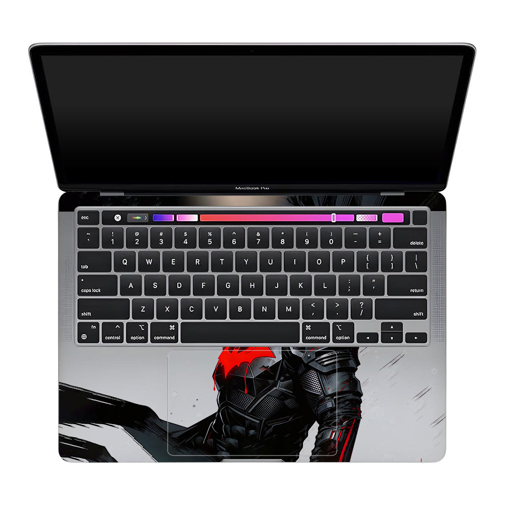 Transparent Dark Knight MacBook Pro 13 Intel 2020 Laptop Skin