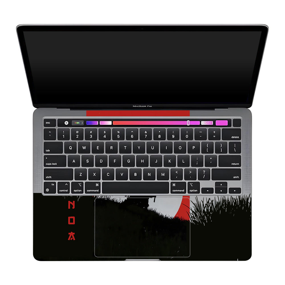Transparent Swordsman’s Resolve MacBook Pro 13 Intel 2020 Laptop Skin