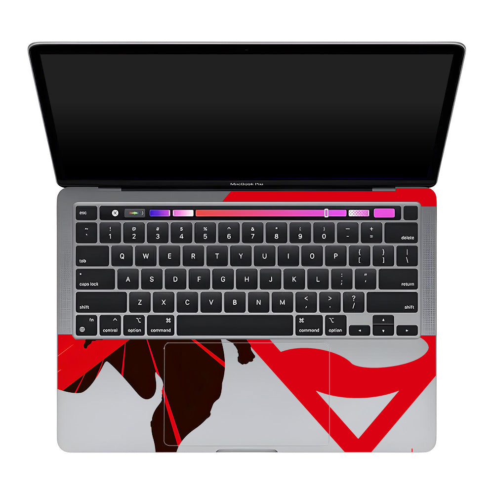 Transparent Man of Steel MacBook Pro 13 Intel 2020 Laptop Skin
