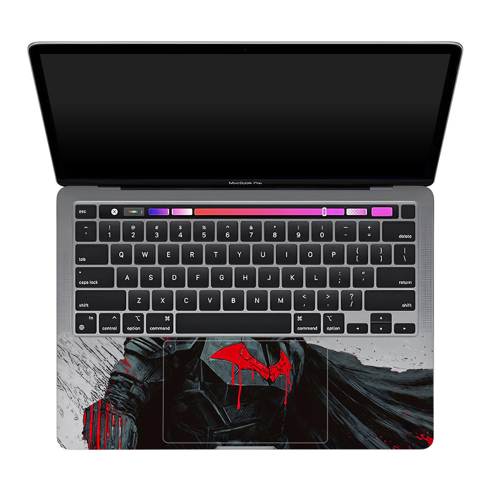 Transparent Dark Knight MacBook Pro 13 Intel 2020 Laptop Skin