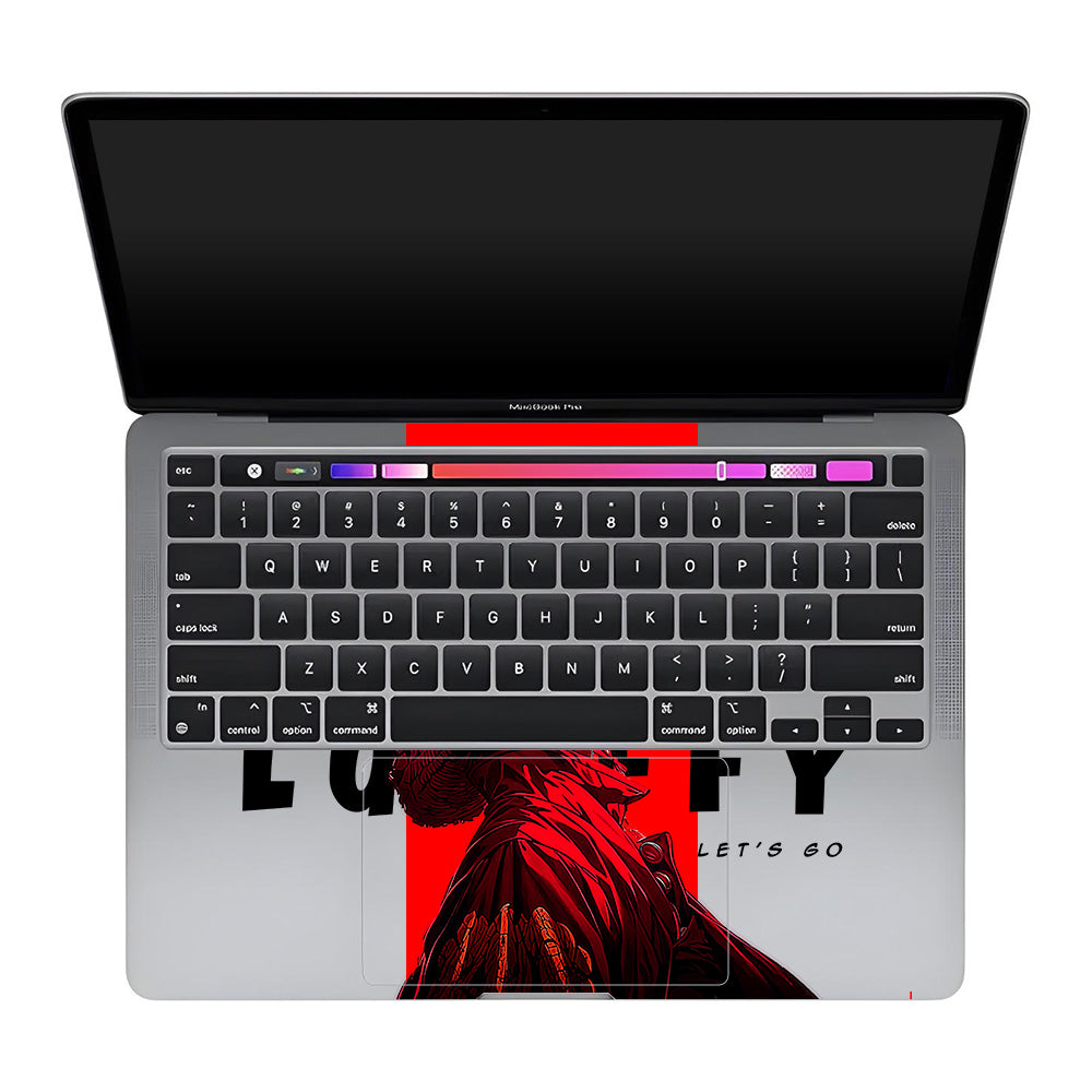 Transparent Pirate King MacBook Pro 13 Intel 2020 Laptop Skin