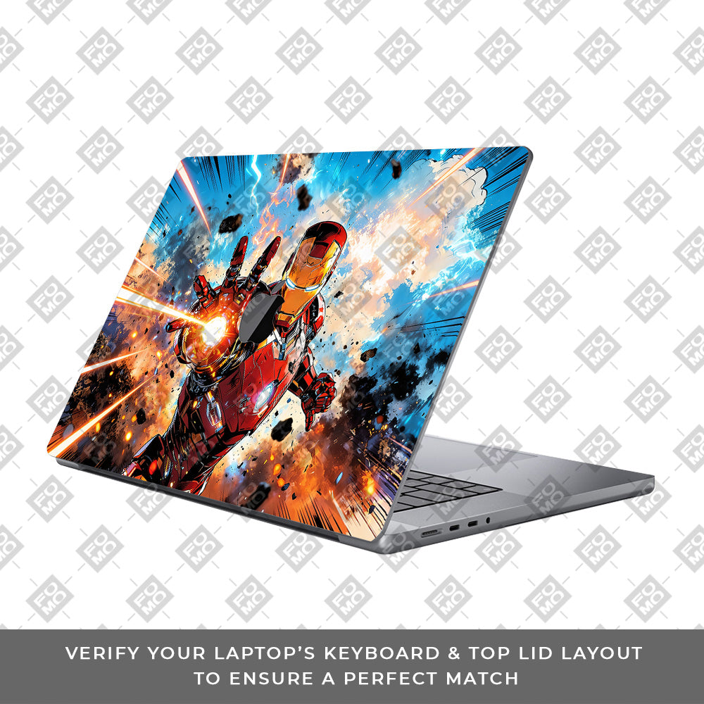 Iron Impact The Arc Reactor MacBook Pro 13 Intel 2020 Laptop Skin