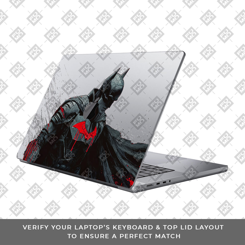Transparent Dark Knight MacBook Pro 13 M1 2020 Laptop Skin