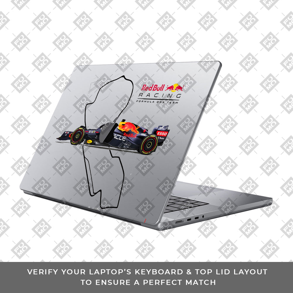 Transparent Track King MacBook Pro 13 M2 2022 Laptop Skin