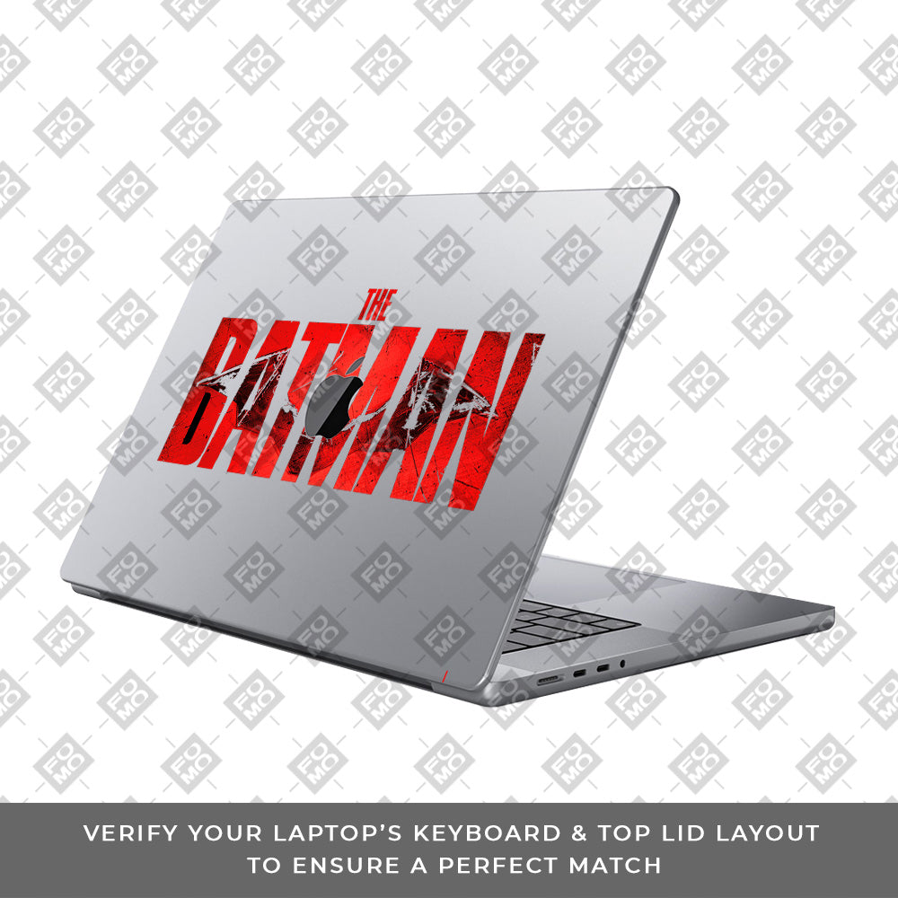 Transparent The Batman MacBook Pro 13 M2 2022 Laptop Skin