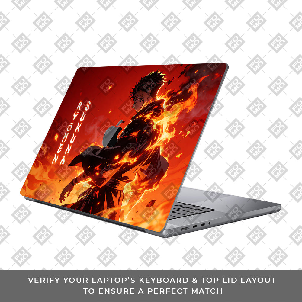 Ryomen Sukuna Lord of Curses MacBook Pro 13 M2 2022 Laptop Skin