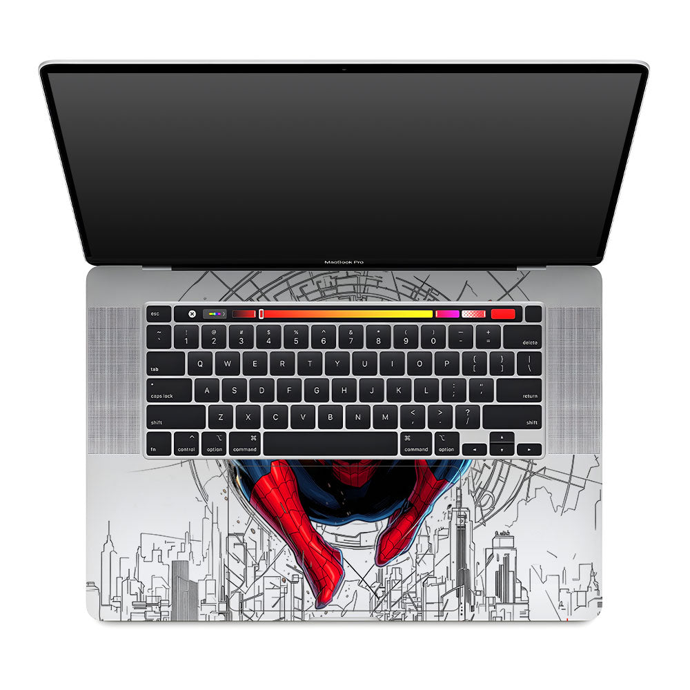 Transparent Web of Destiny MacBook Pro 16 2019 Laptop Skin