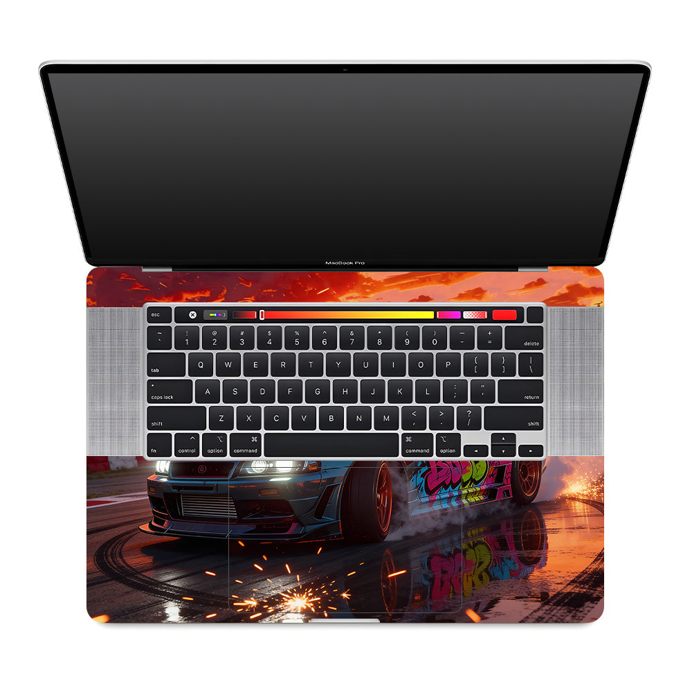 Tokyo Drift Vibes MacBook Pro 16 2019 Laptop Skin
