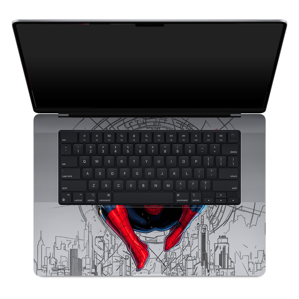 Transparent Web of Destiny MacBook Pro 16 M1, M2, M3, M4 2021-2024 Laptop Skin