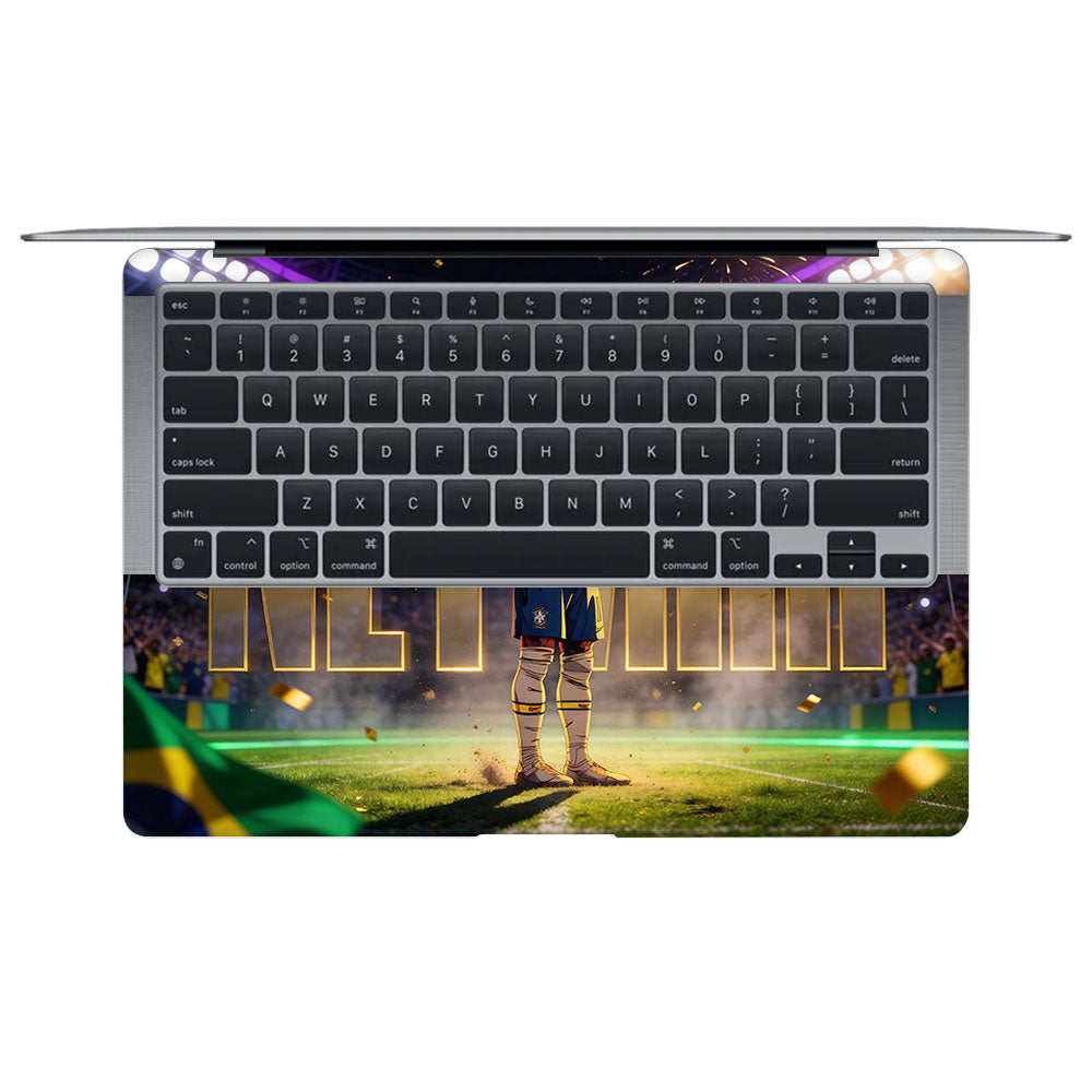 Neymar Golden Aura MacBook Air 13 Intel 2020 3D Laptop Skin