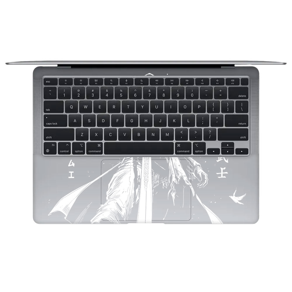 Transparent Ghost Samurai MacBook Air 13 Intel 2020 Laptop Skin