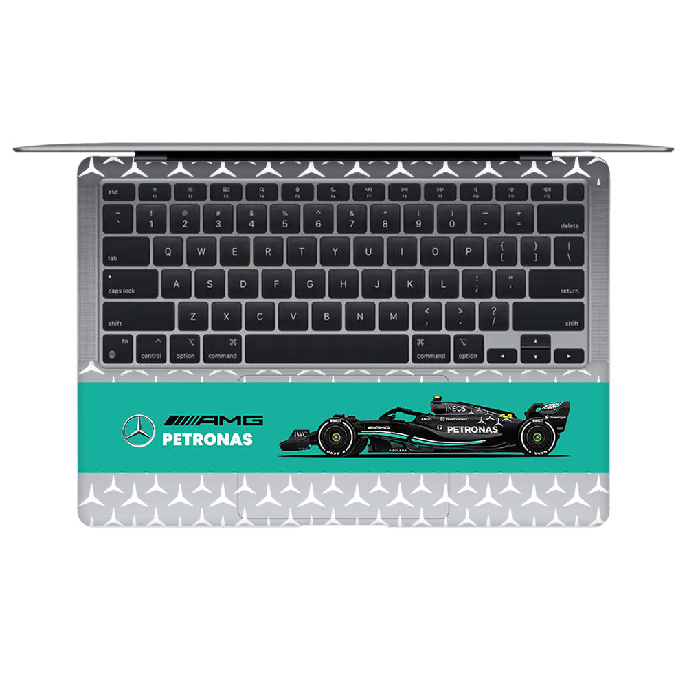 Transparent Mercedes AMG F1 MacBook Air 13 M1 2020 Laptop Skin