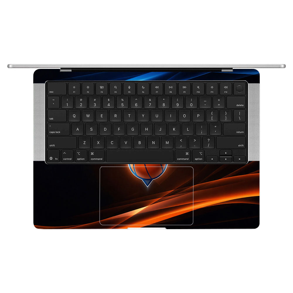 Knicks Glow MacBook Pro 14 M5 2025 3D Laptop Skin