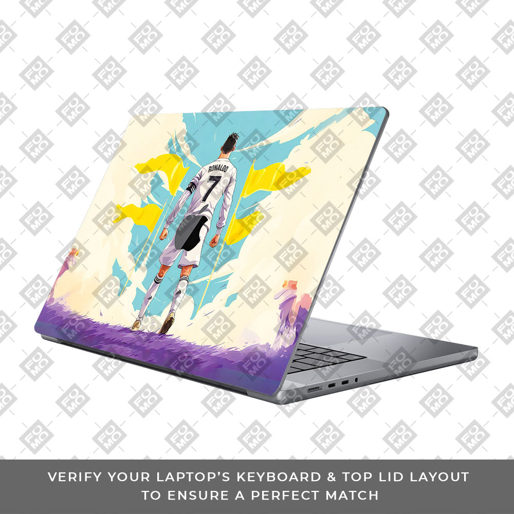Ronaldo Final Boss MacBook Pro 14 M5 Pro/Max 2026 3D Laptop Skin
