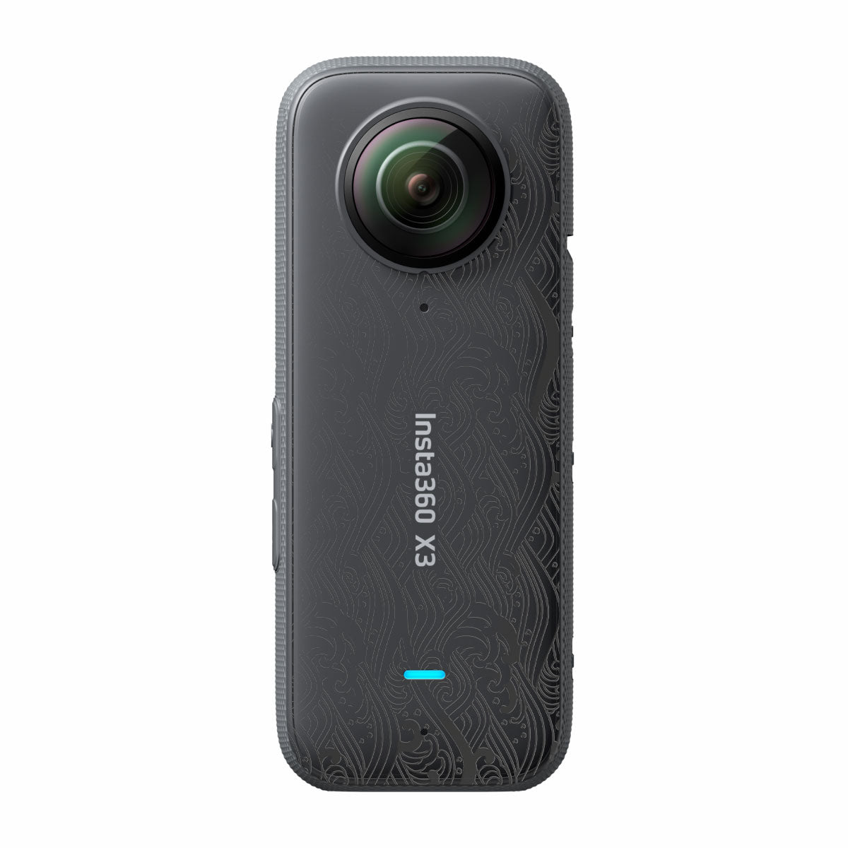 Textured Matte Charcoal Insta360 X3 Camera Skin