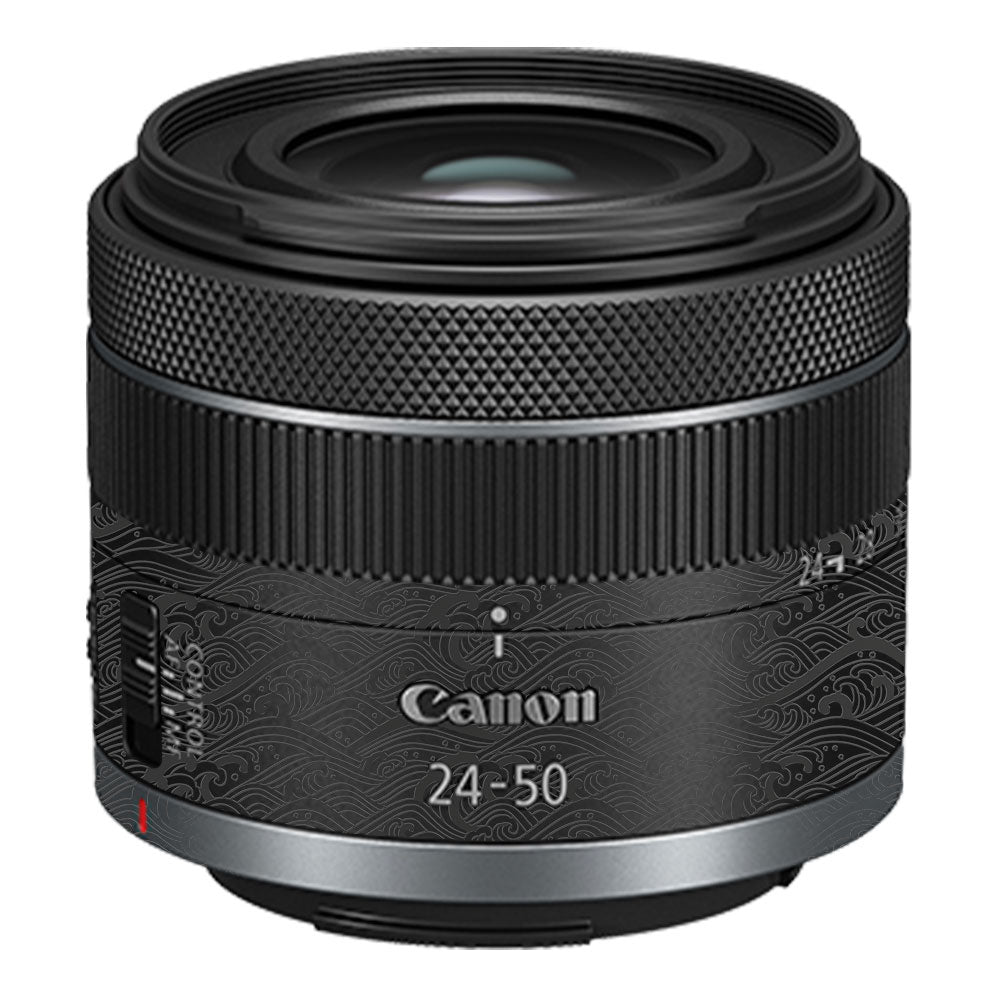 Textured Matte Charcoal Canon RF 24–50mm f/4.5–6.3 IS STM Camera Lens Skin