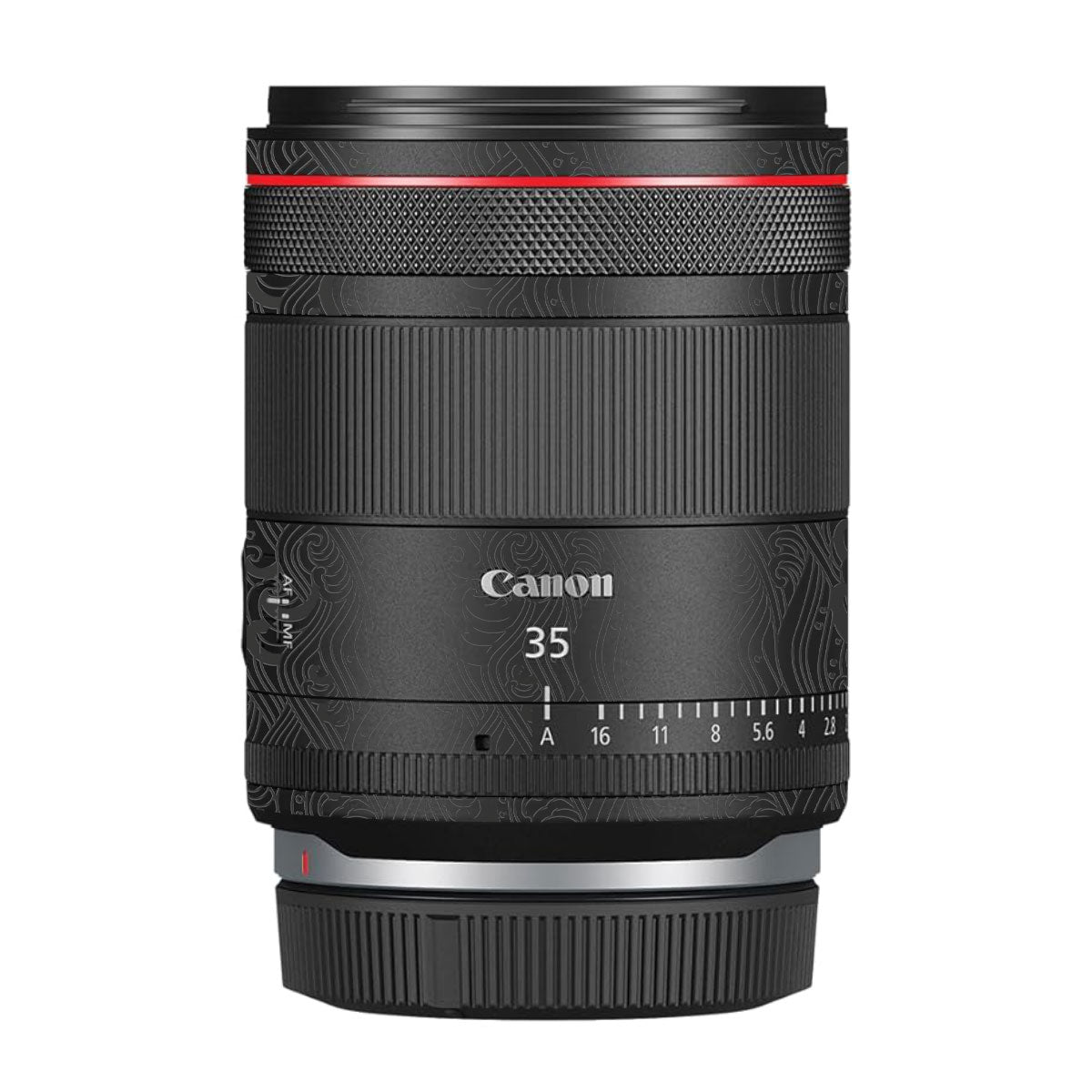 Textured Matte Charcoal Canon RF 35mm F/1.4 VCM Camera Lens Skin
