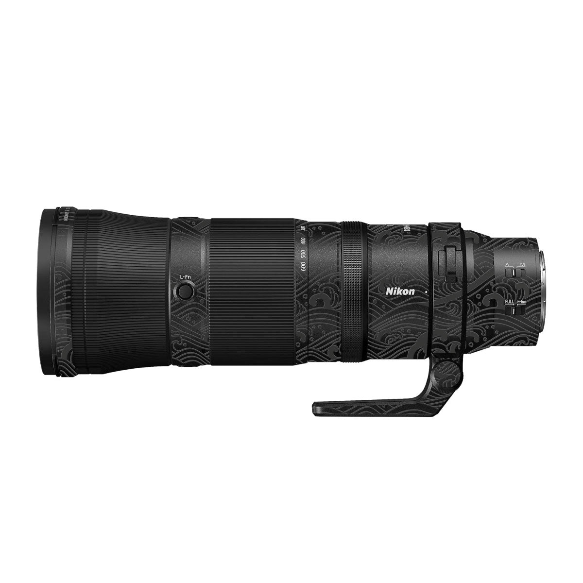 Textured Matte Charcoal Nikon Nikkor Z 180-600mm F/5.6-6.3 VR Camera Lens Skin