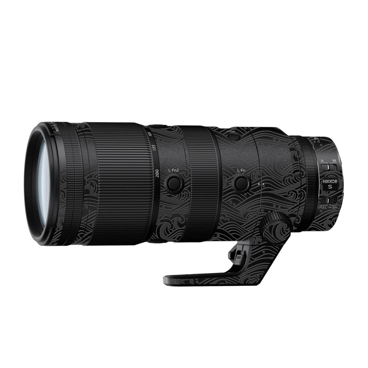 Textured Matte Charcoal Nikon Nikkor Z 70-200mm F/2.8 Camera Lens Skin