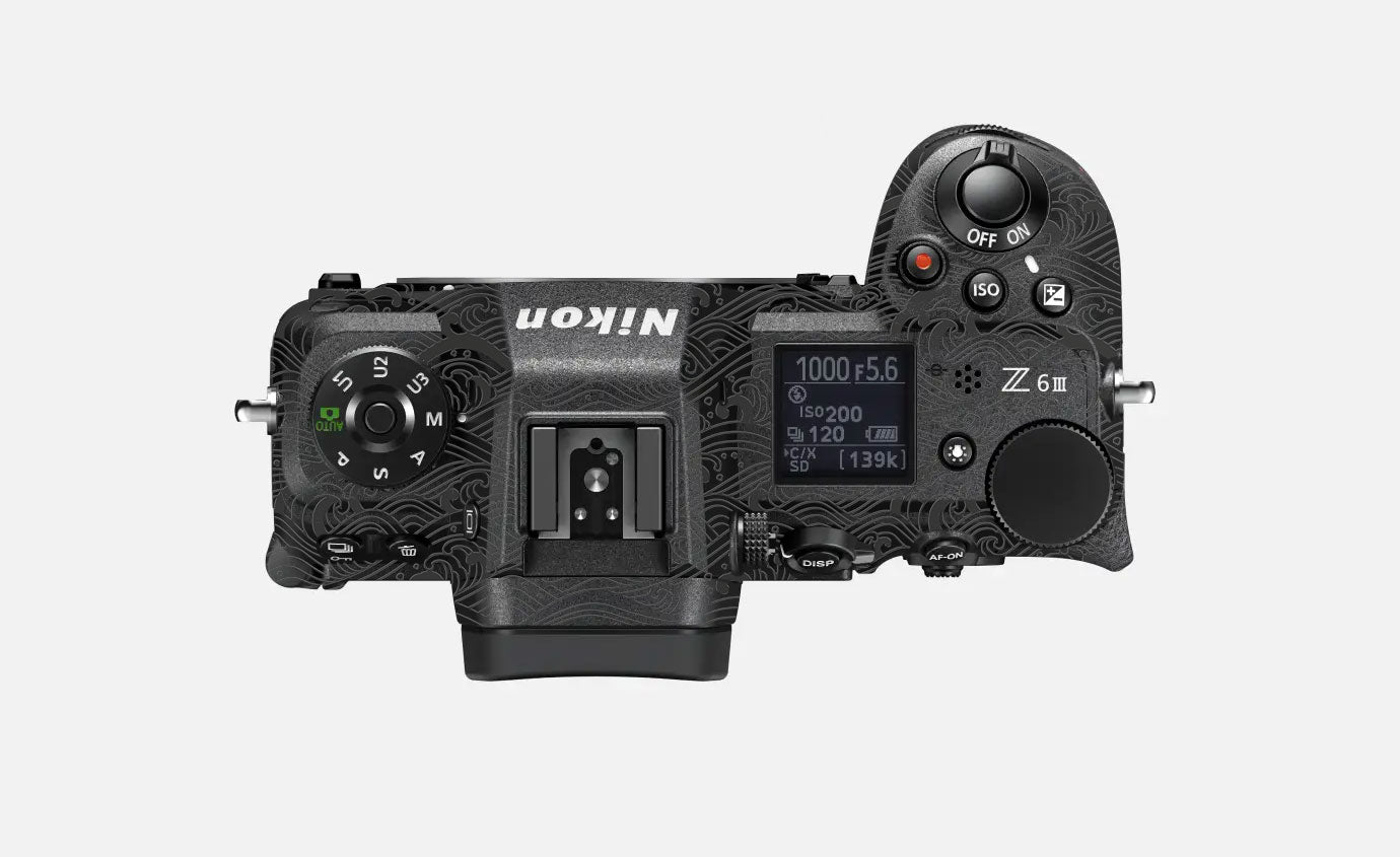 Textured Matte Charcoal Nikon Z6 III Camera Skin