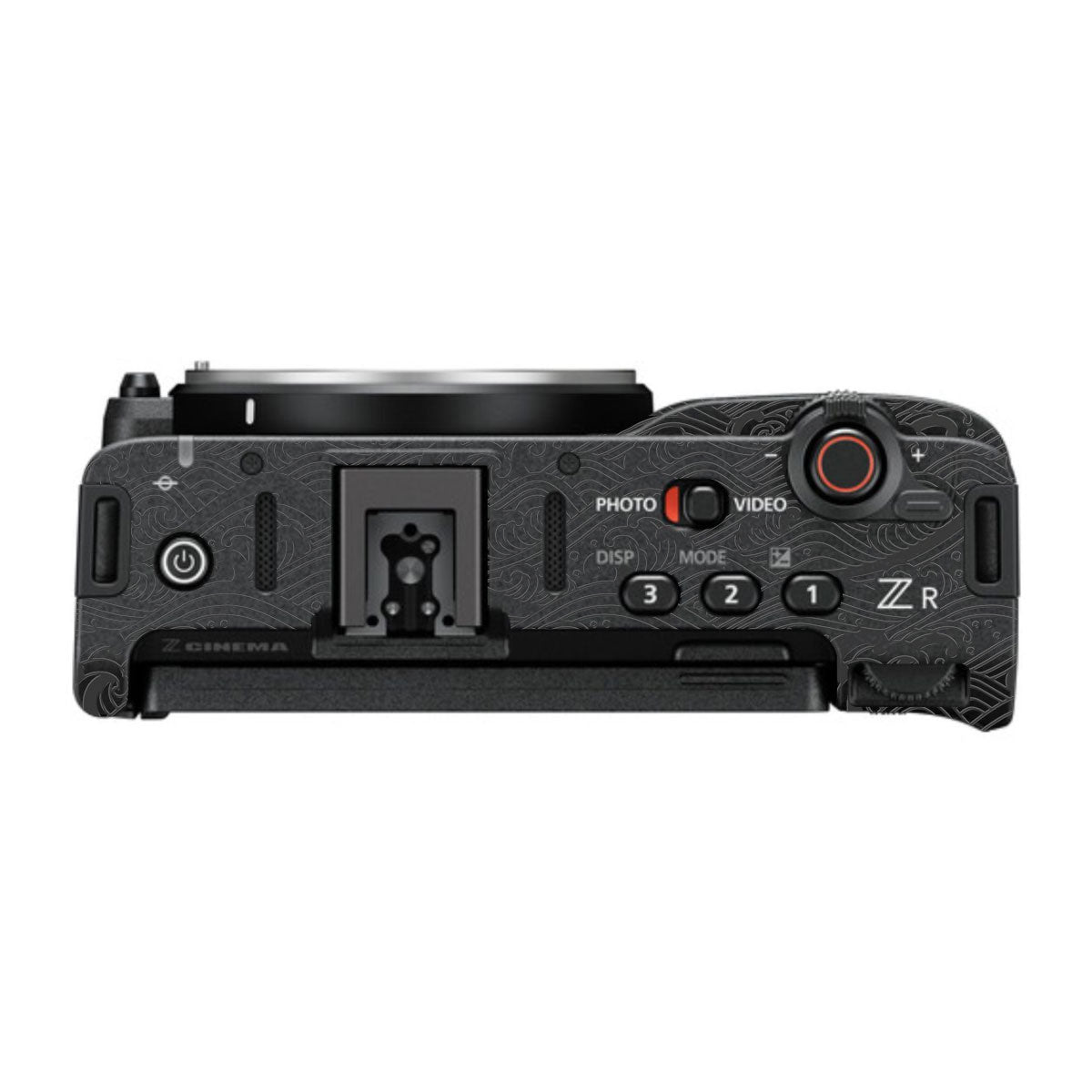 Textured Matte Charcoal Nikon ZR Camera Skin