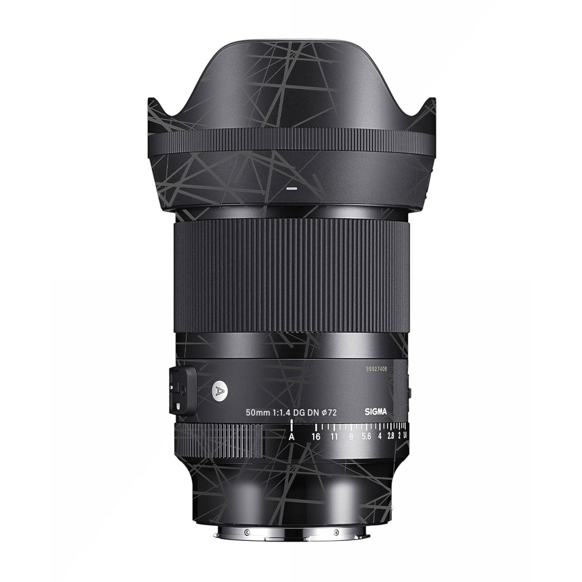 Textured Matte Graphite Sigma 50mm F/1.2 DG DN Sony E Camera Lens Skin