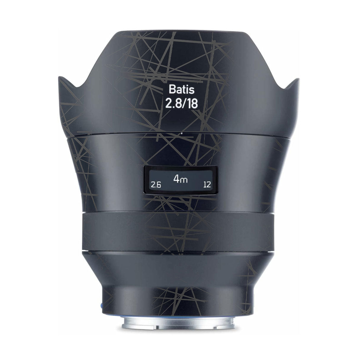 Textured Matte Graphite Zeiss Batis 18mm F/2.8 Sony E Camera Lens Skin