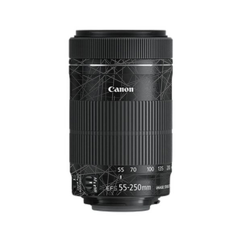 Textured Matte Graphite Canon EF-S 55–250mm f/4–5.6 IS STM Camera Lens Skin