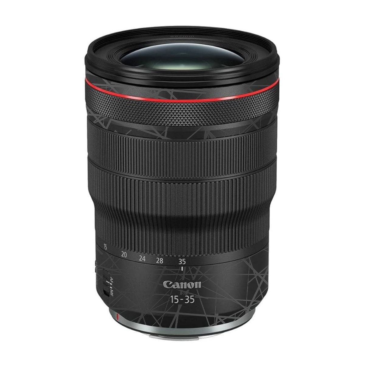 Textured Matte Graphite Canon RF 15-35mm F/2.8L USM Camera Lens Skin