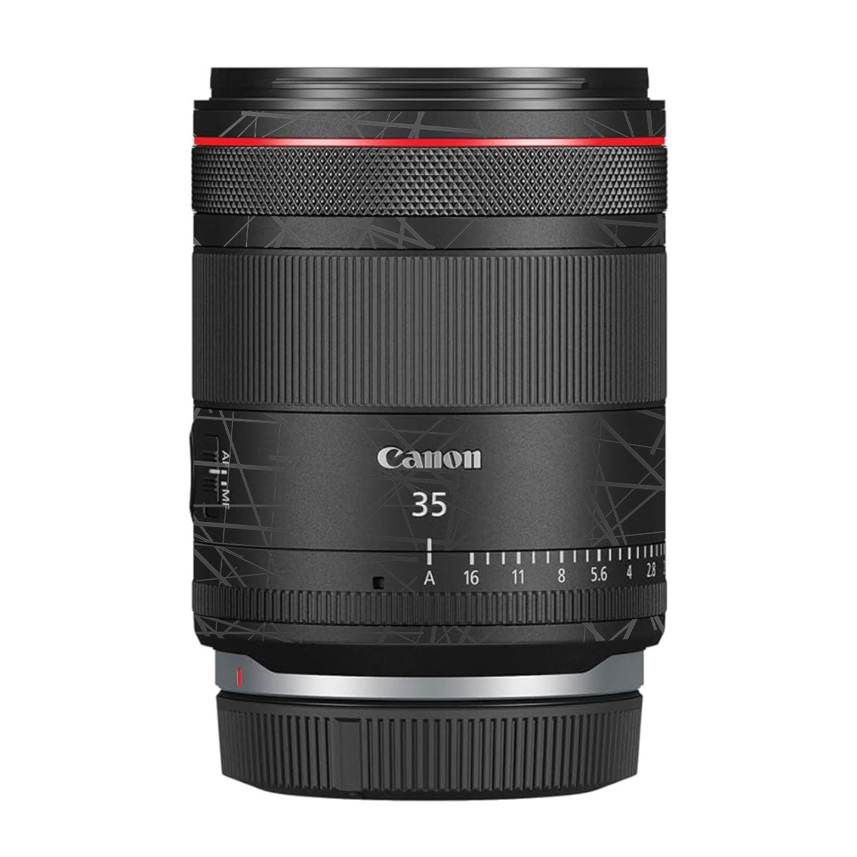 Textured Matte Graphite Canon RF 35mm F/1.4 VCM Camera Lens Skin