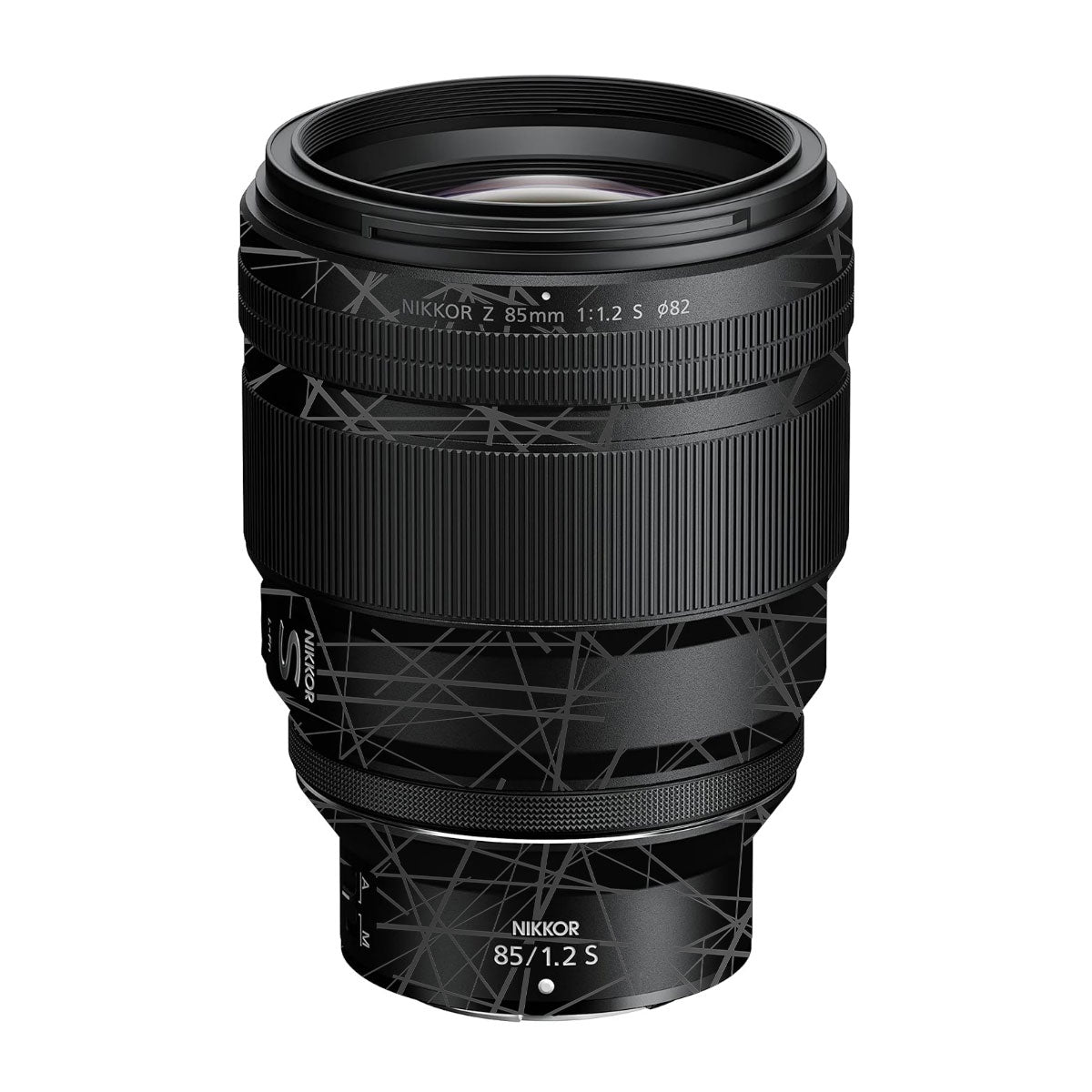 Textured Matte Graphite Nikon Nikkor Z 85mm F/1.2 S Camera Lens Skin
