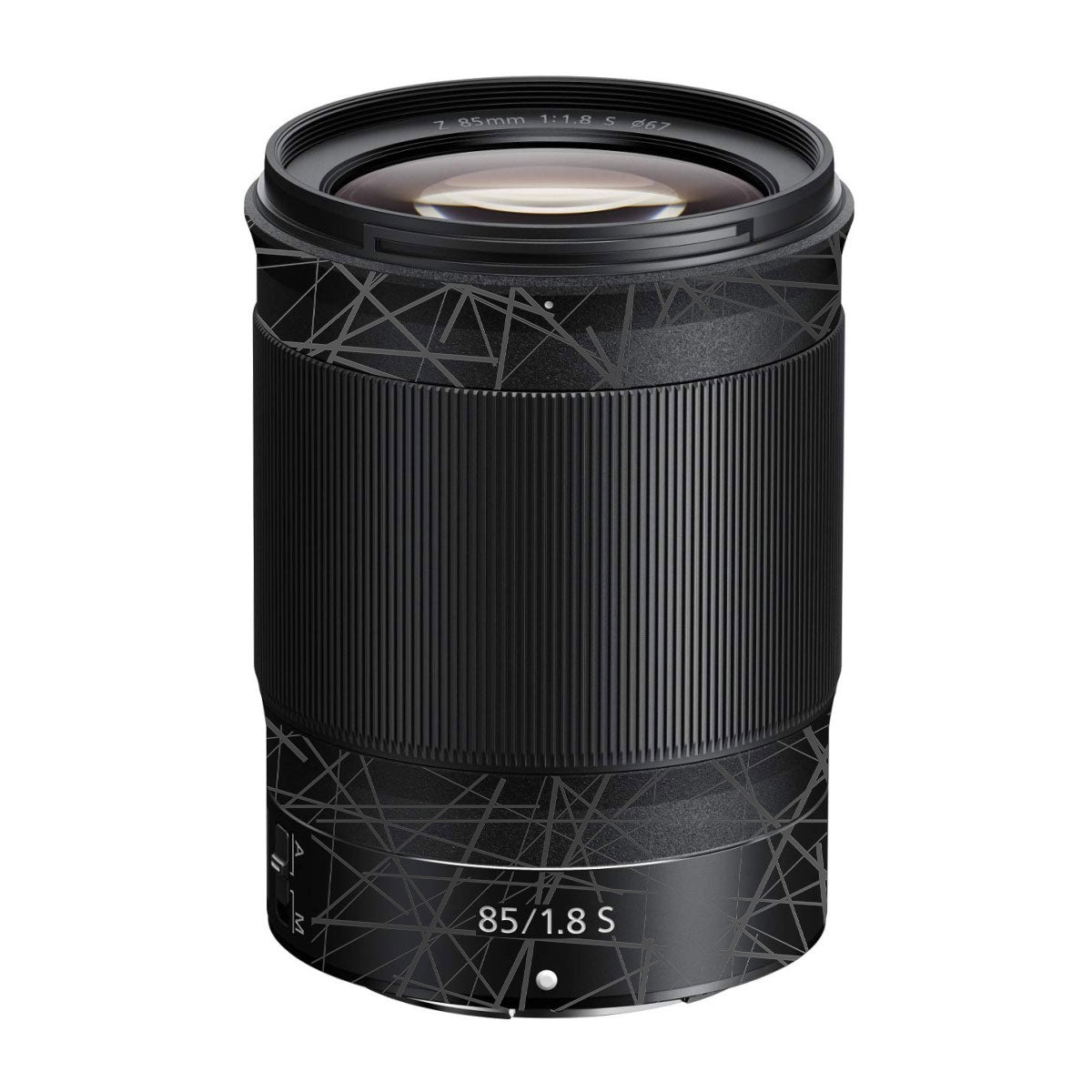 Textured Matte Graphite Nikon Nikkor Z 85mm F/1.8 S Camera Lens Skin