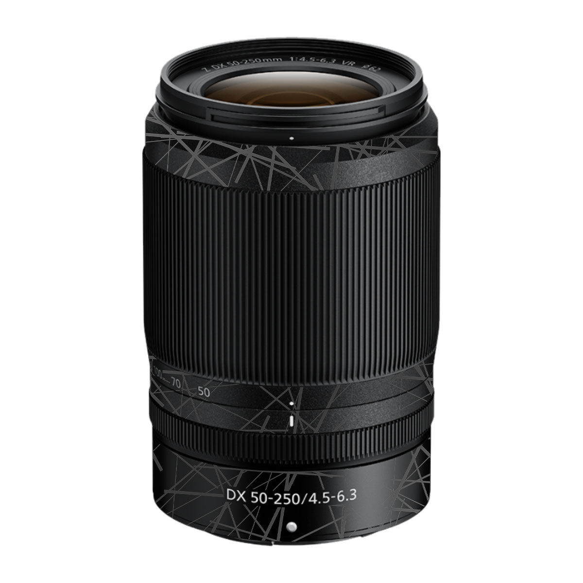 Textured Matte Graphite Nikon Nikkor Z DX 50-250mm F/4.5-6.3 VR Camera Lens Skin
