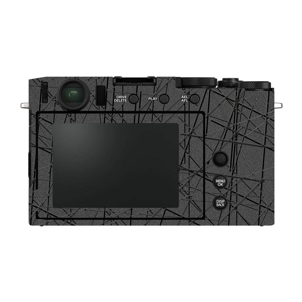 Textured Metallic Steel Grain FujiFilm X-E4 Camera Skin